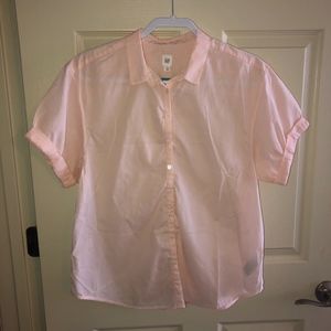 Pink GAP Button Up Blouse